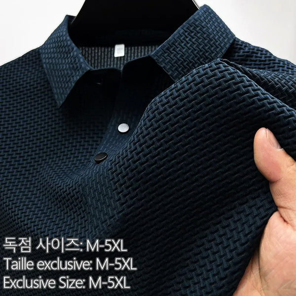 Polo Shirt Ice Silk Breathable Business Fashion T-Shirt